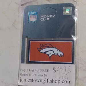 Denver Broncos NFL Steel Money Clip